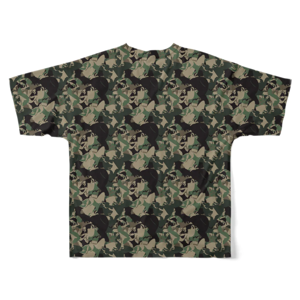 RAN CHANNELのHartman Warface Camo All-Over Print T-Shirt :back