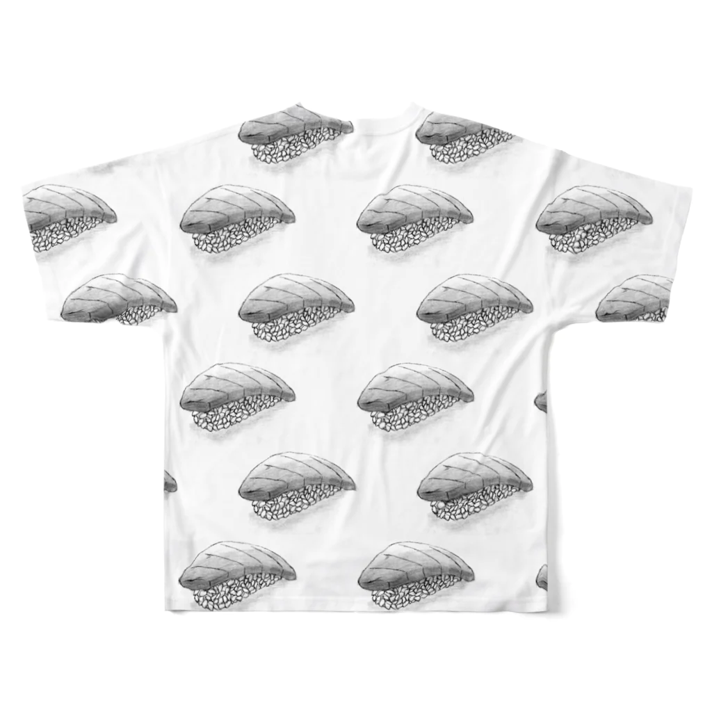 39Sの寿司 ～SUSHI～ All-Over Print T-Shirt :back