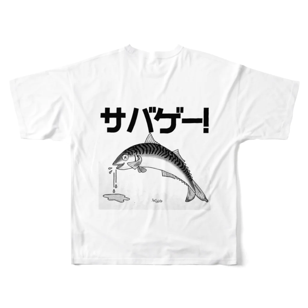 39Sのサバゲー！ フルグラフィックTシャツの背面