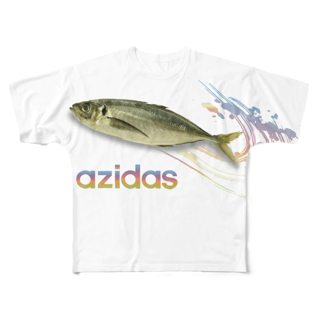 honey-designのazidas All-Over Print T-Shirt