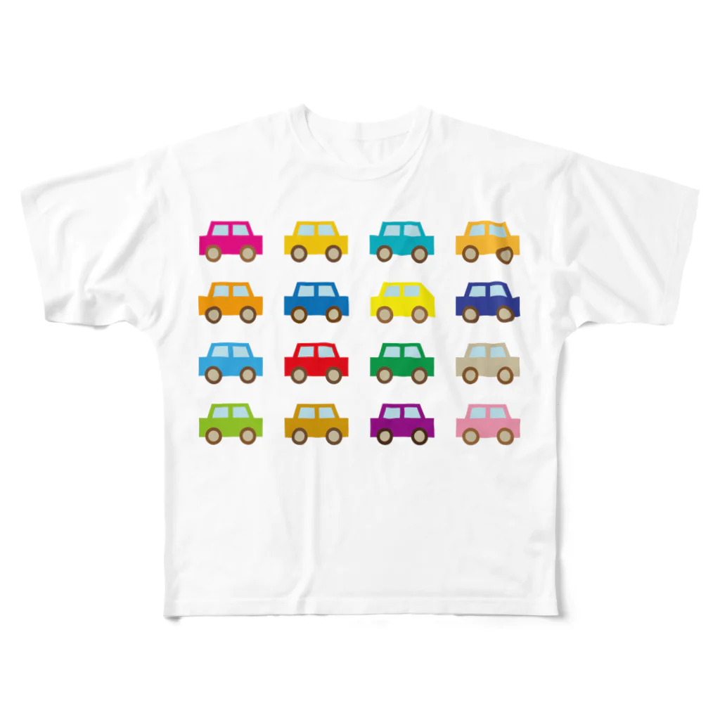 フォーヴァのCARS フルグラフィックTシャツ