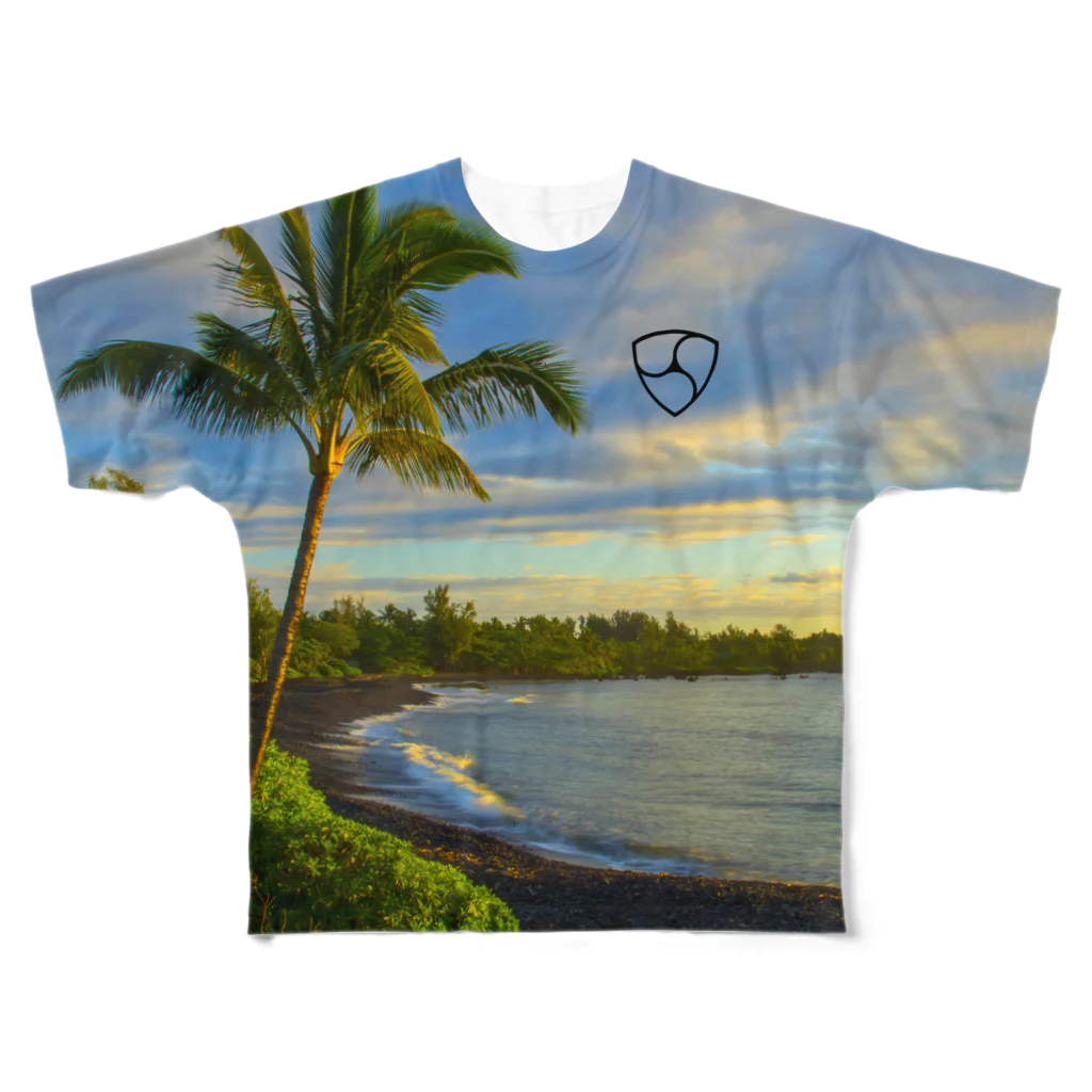 NEM　SHOP　JAPANのHawaii×NEMコラボTシャツ(ワンポイント) All-Over Print T-Shirt