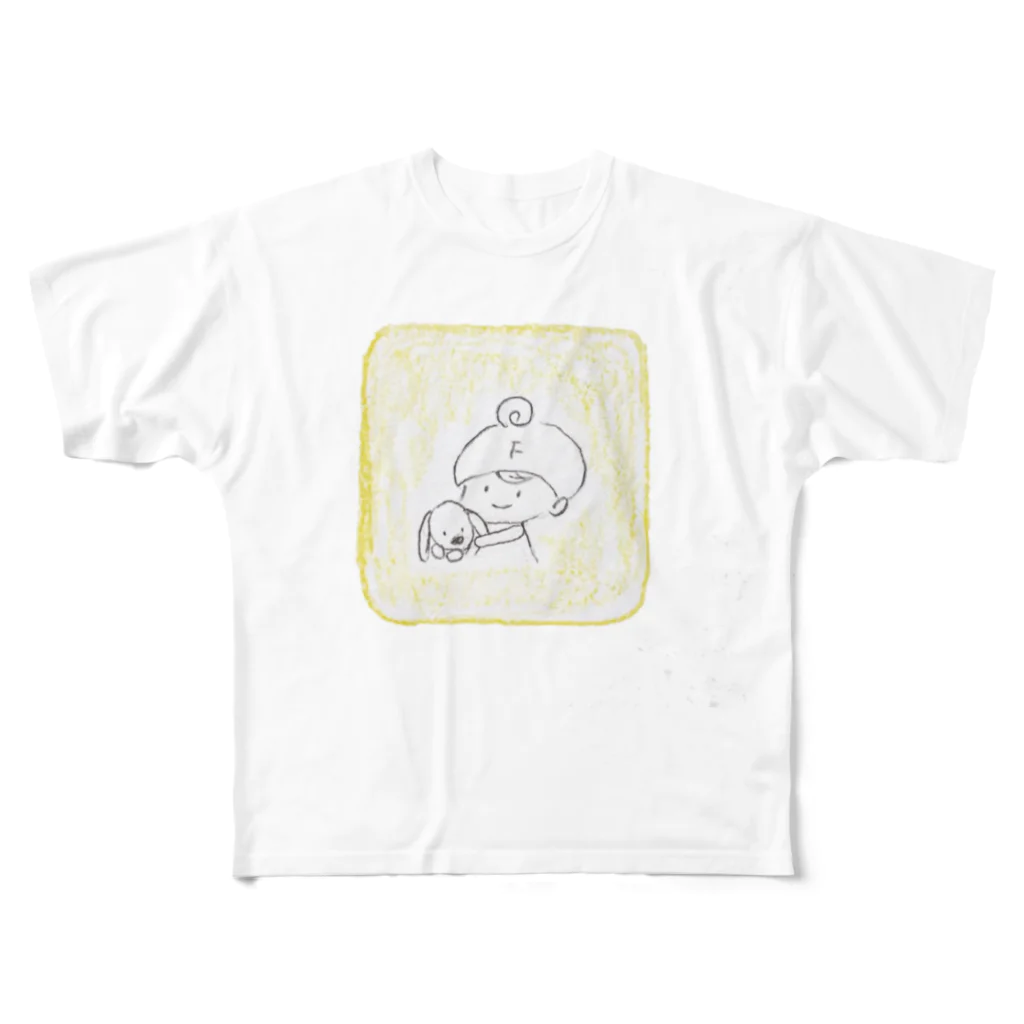 フロキャルズ のぎゅぎゅっ All-Over Print T-Shirt