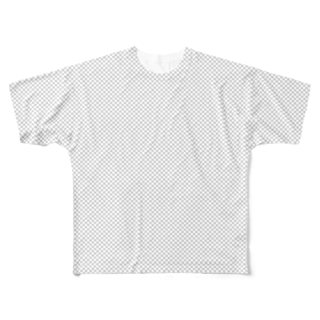 ダサT専門SHOP 「ダサ屋」の透明人間T フルグラフィックTシャツ