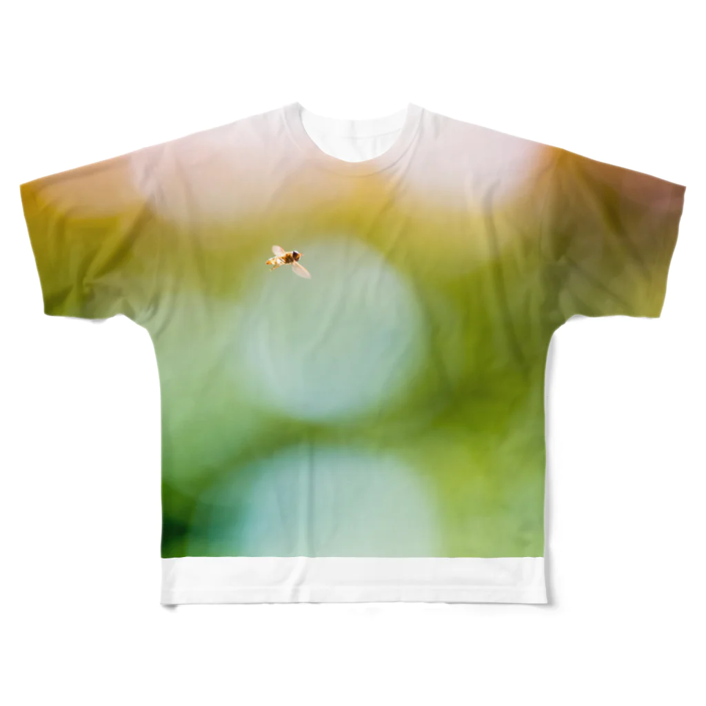 UshunのUshun/ABU(B) All-Over Print T-Shirt