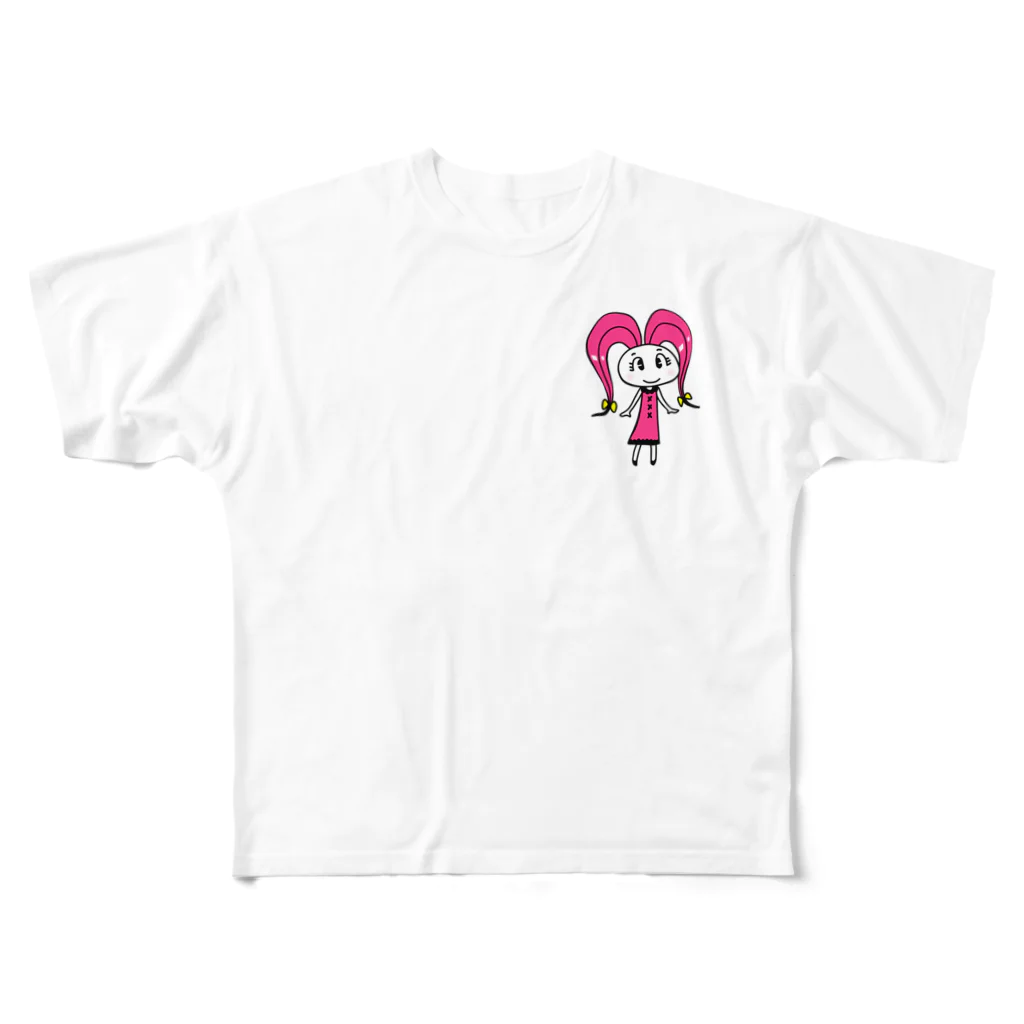 そらグリーンのお店のニンジローニの商品 All-Over Print T-Shirt