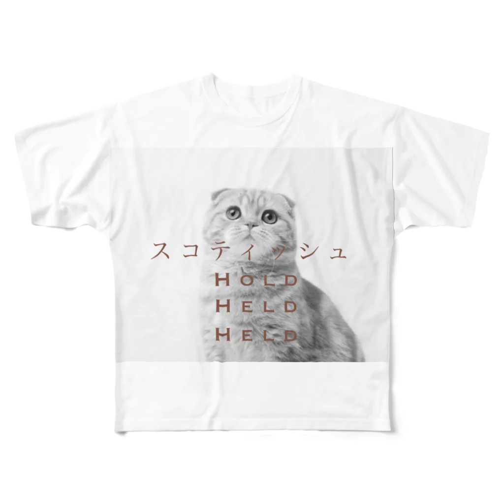 fuchan77のholdの過去形 過去分詞形カンニング用 All-Over Print T-Shirt