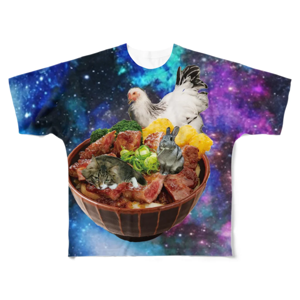 mnto雑貨洋品店のSTAR DONBURI ~episode2 All-Over Print T-Shirt