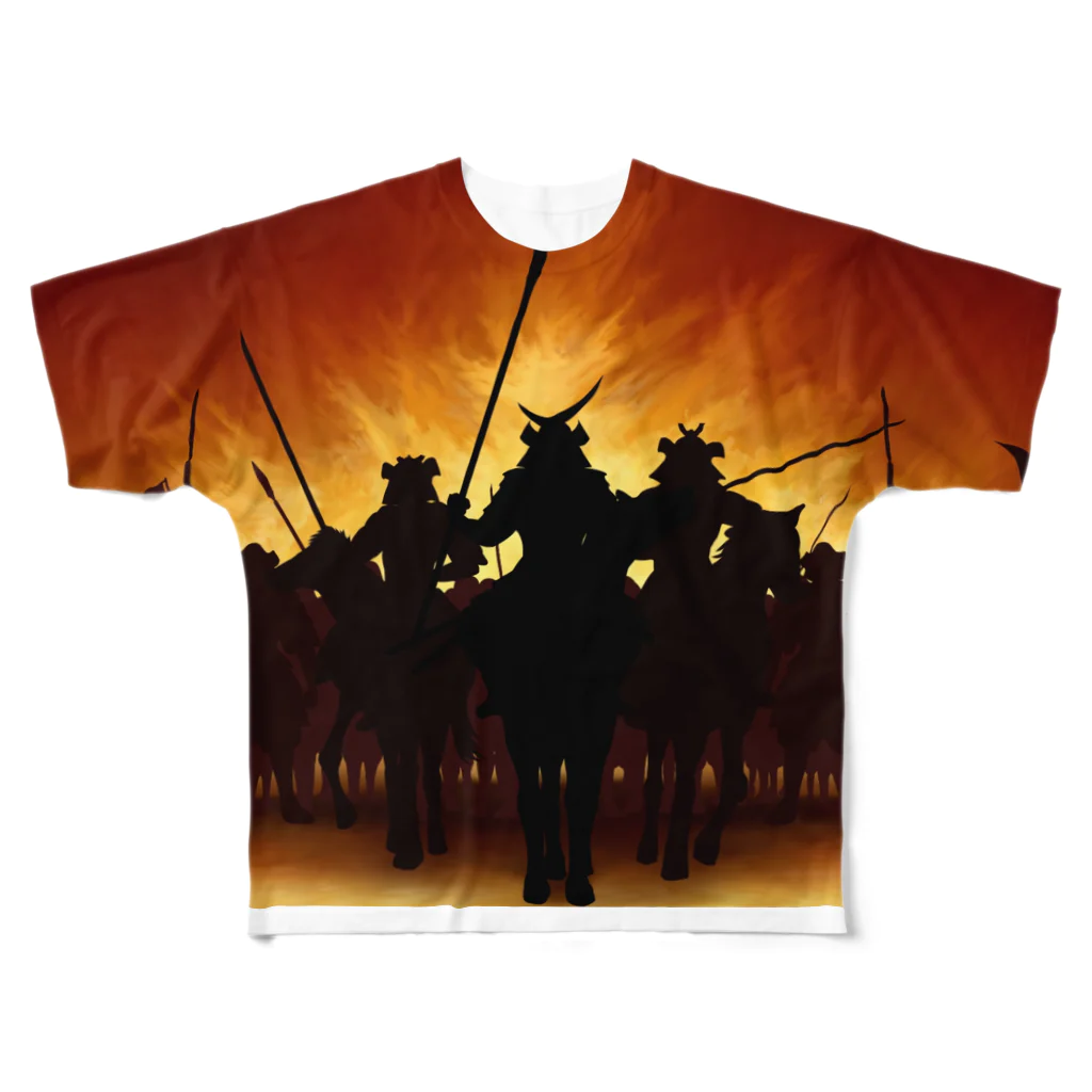 samurai7の黄昏時の合戦 All-Over Print T-Shirt