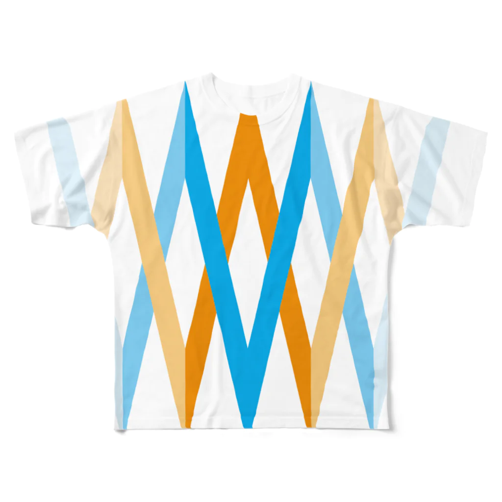 MAXIMUM WORKS OFFICIAL GOODSのsummer fitness フルグラフィックTシャツ