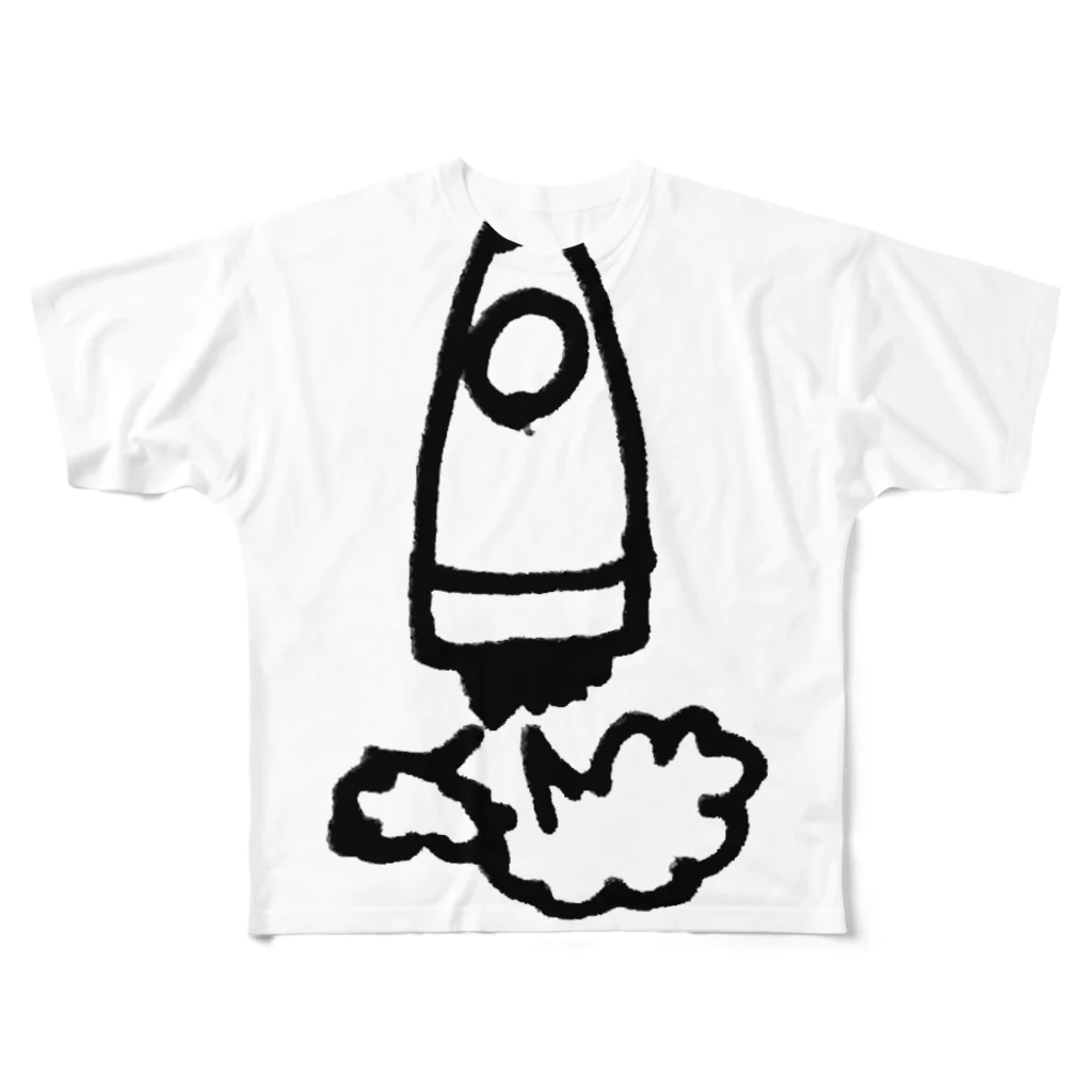 メガネと女の思い出のロケット All-Over Print T-Shirt