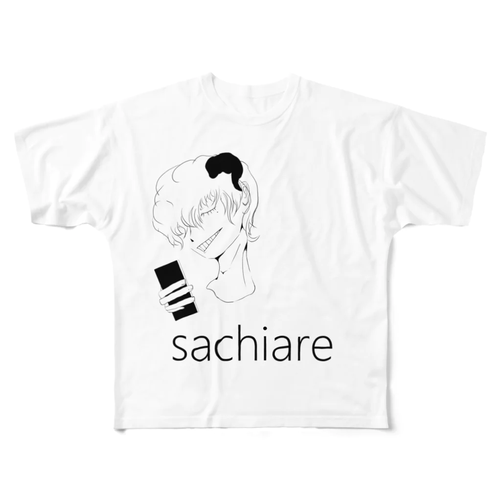 @折部.壊子(オリブ)のサチアレ.solo フルグラフィックTシャツ