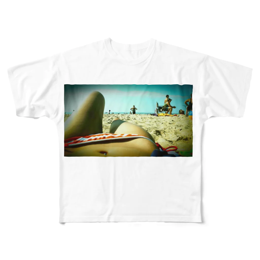 DoucetのChicagoBeach All-Over Print T-Shirt