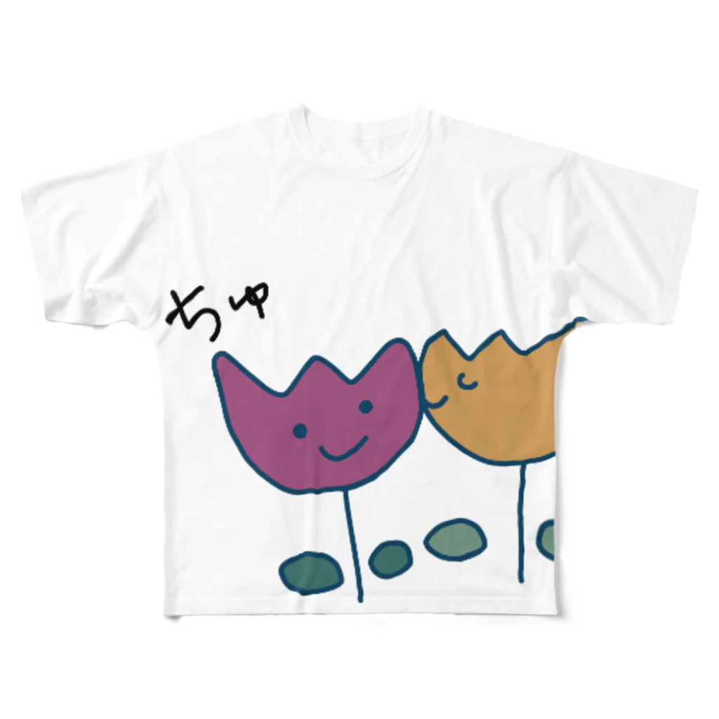 ヤギのメーまんの春のちゅーリップさん All-Over Print T-Shirt