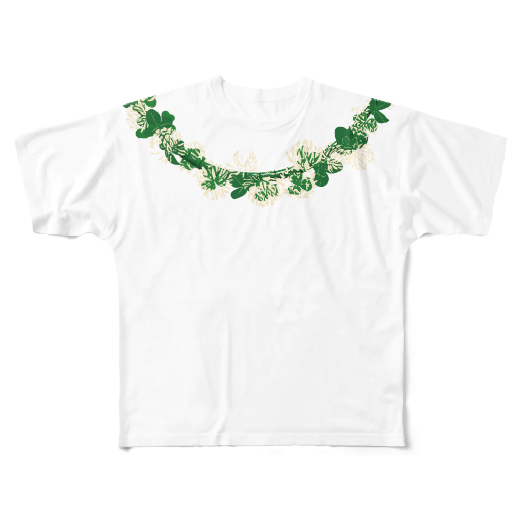 root88のシロツメクサ（ベージュ） All-Over Print T-Shirt