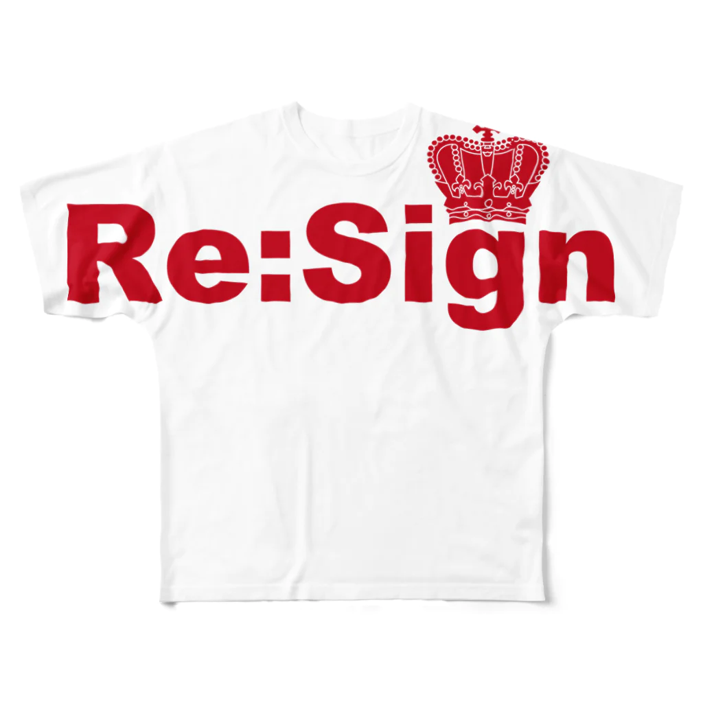 kyfのRe:Sign　クラウンTシャツ All-Over Print T-Shirt