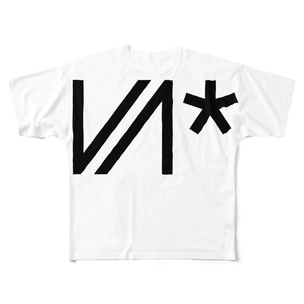3CH.jpのVIVID Neon*VN logo フルグラフィックTシャツ