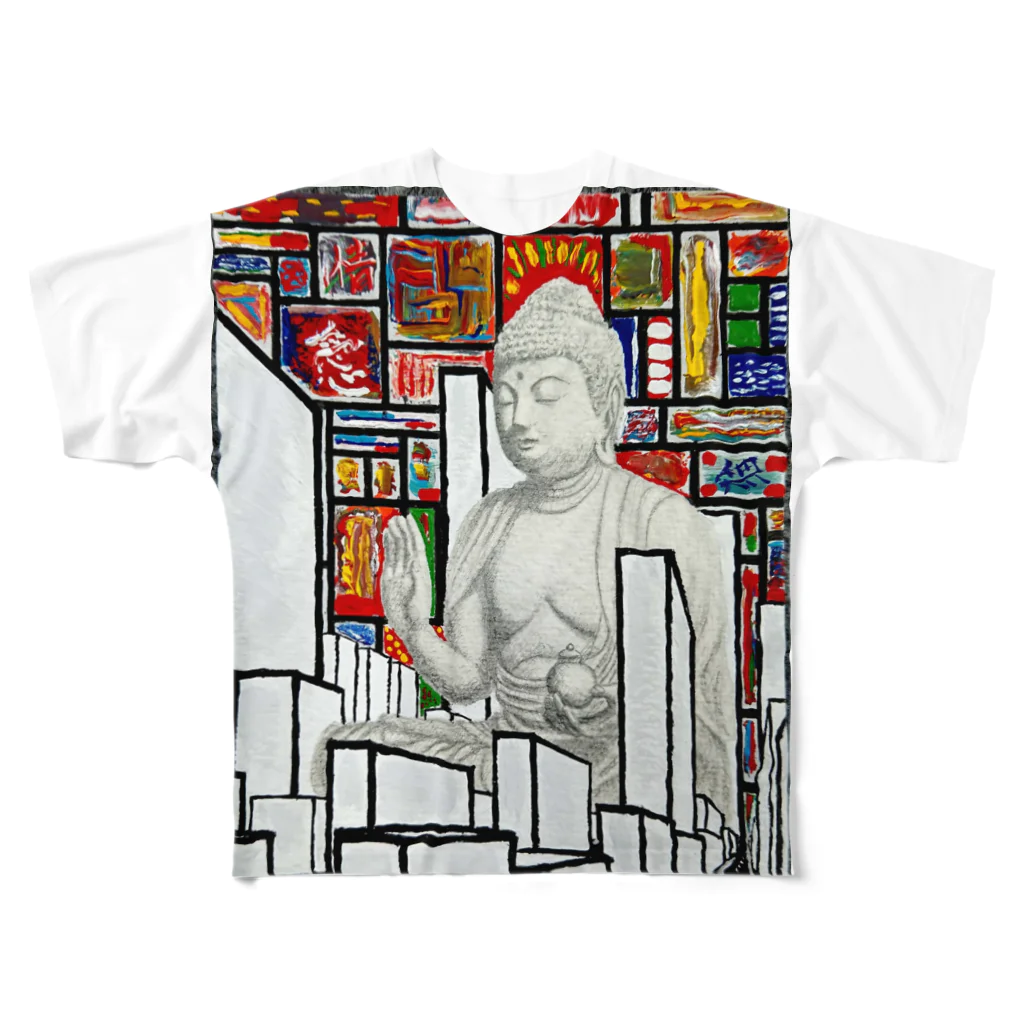 OkamotoNoOmiseのna-mu All-Over Print T-Shirt