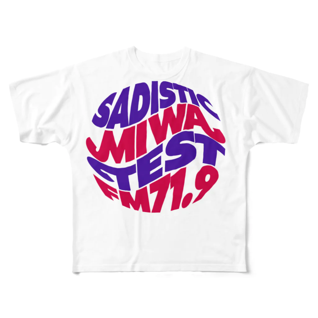 咳のFM71.9 All-Over Print T-Shirt