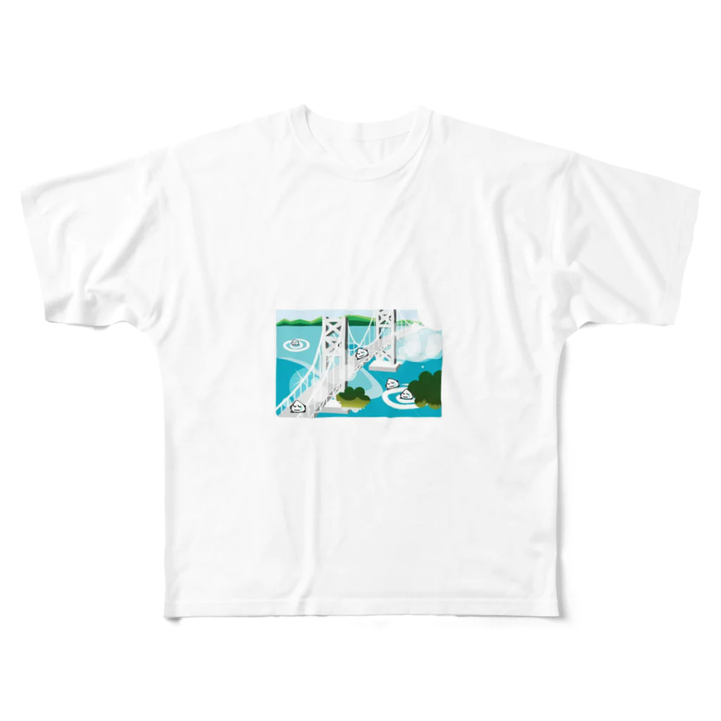 TORAZOの大橋 フルグラフィックTシャツ