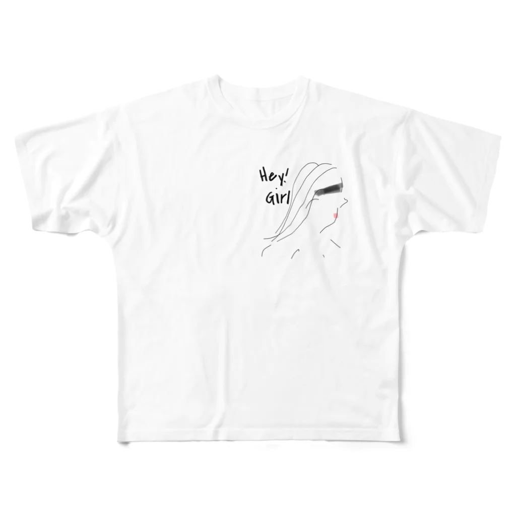 SuzukiのHEY GIRL フルグラフィックTシャツ