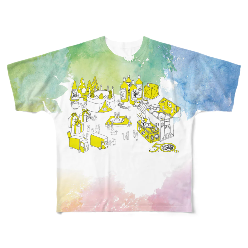 池の平青少幼年センターファングッズのイベントT All-Over Print T-Shirt