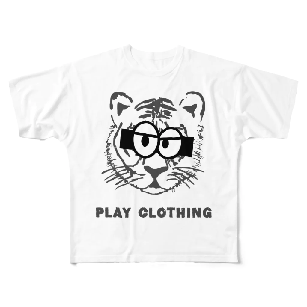 PLAY clothingのTIGER ③ フルグラフィックTシャツ