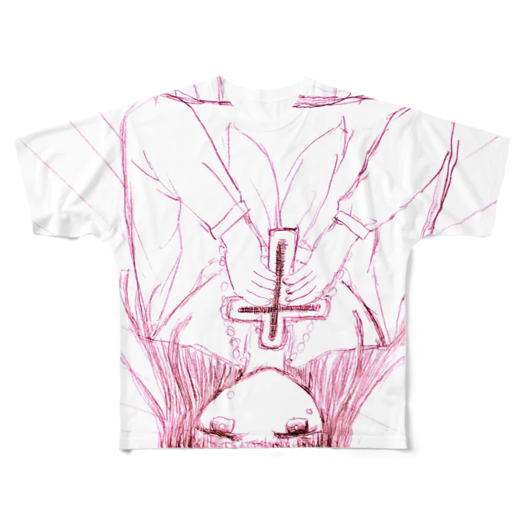 akichi_ooの歪み All-Over Print T-Shirt