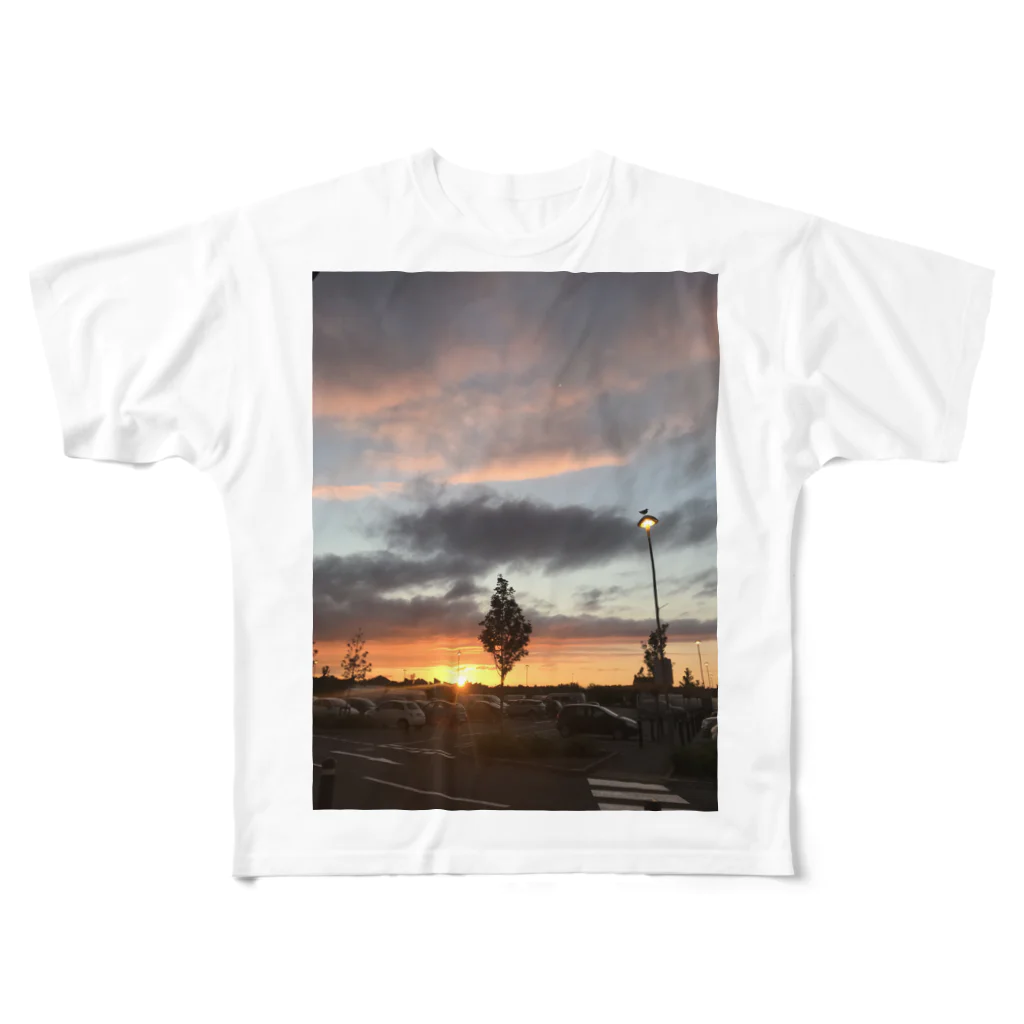 oxivsのスコットランドの夕日 All-Over Print T-Shirt