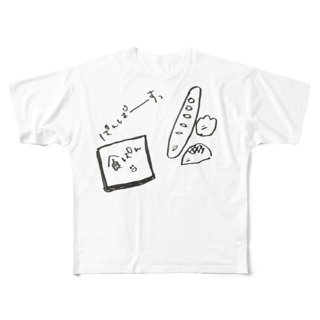 tn_gchのぱんぱーす フルグラフィックTシャツ