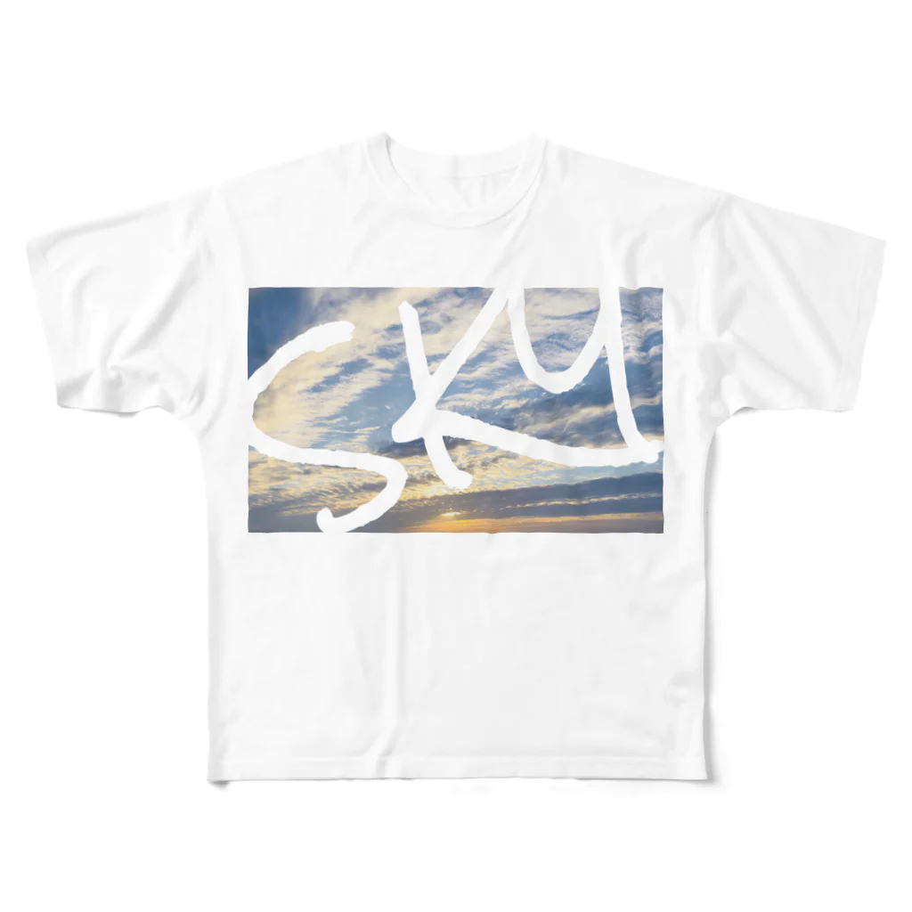 EARTH PAINTのSKY フルグラフィックTシャツ