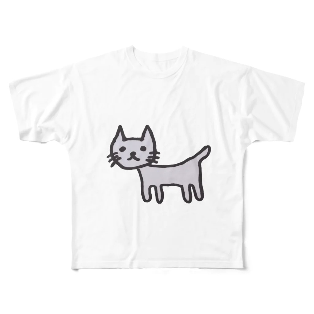 chasokoonの奇妙なねこ フルグラフィックTシャツ