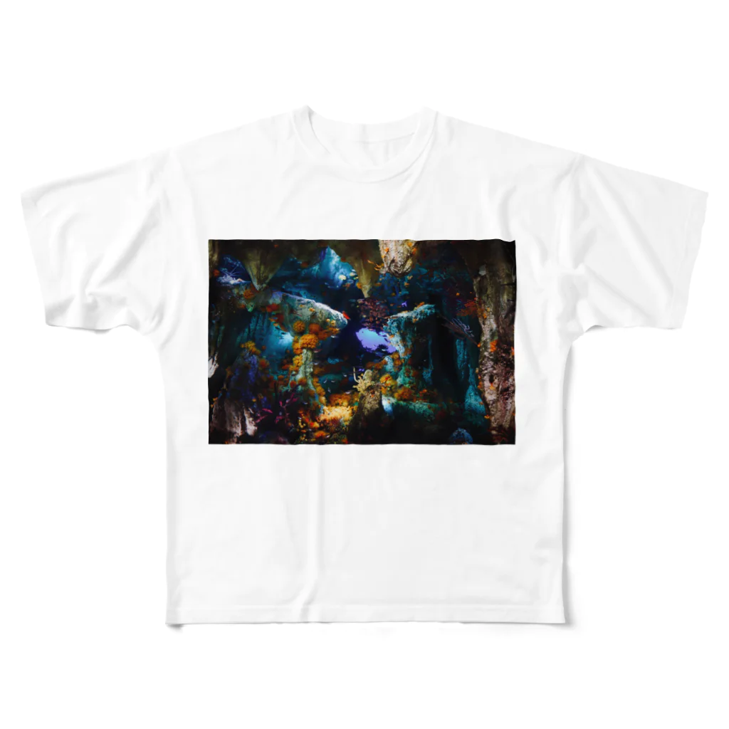 thamesのunder the sea フルグラフィックTシャツ