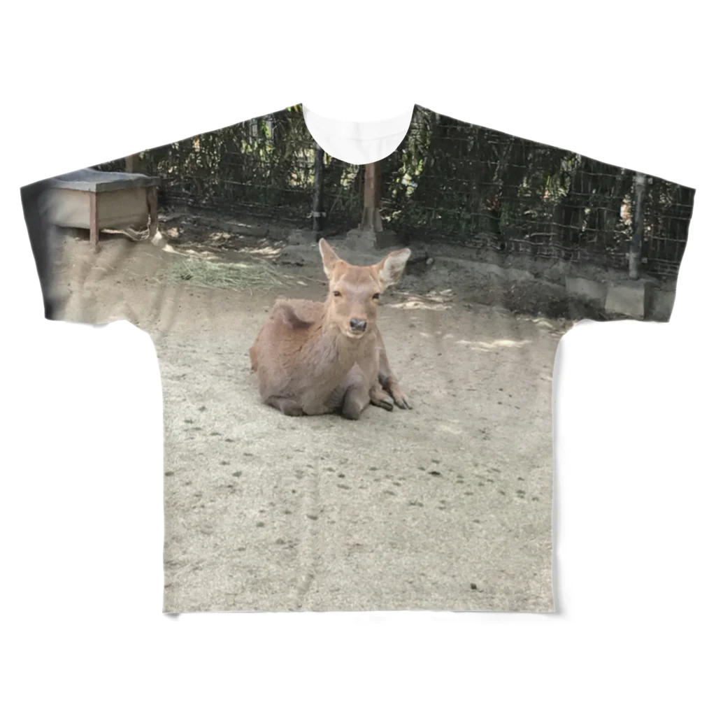 ウォーリー✡の#deer フルグラフィックTシャツ
