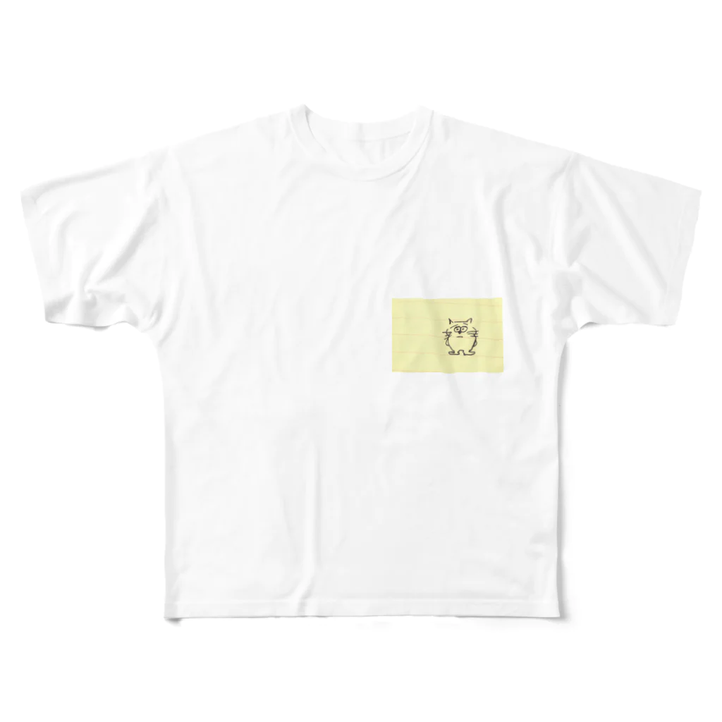 ｍｏｗ 🐄のすんねこ ツー フルグラフィックTシャツ