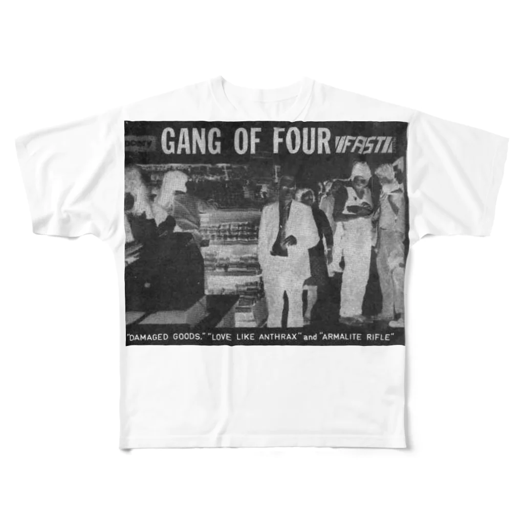 DOGSのgang gang フルグラフィックTシャツ