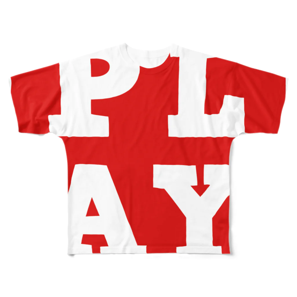 PLAY clothingのPLAY FULL R フルグラフィックTシャツ