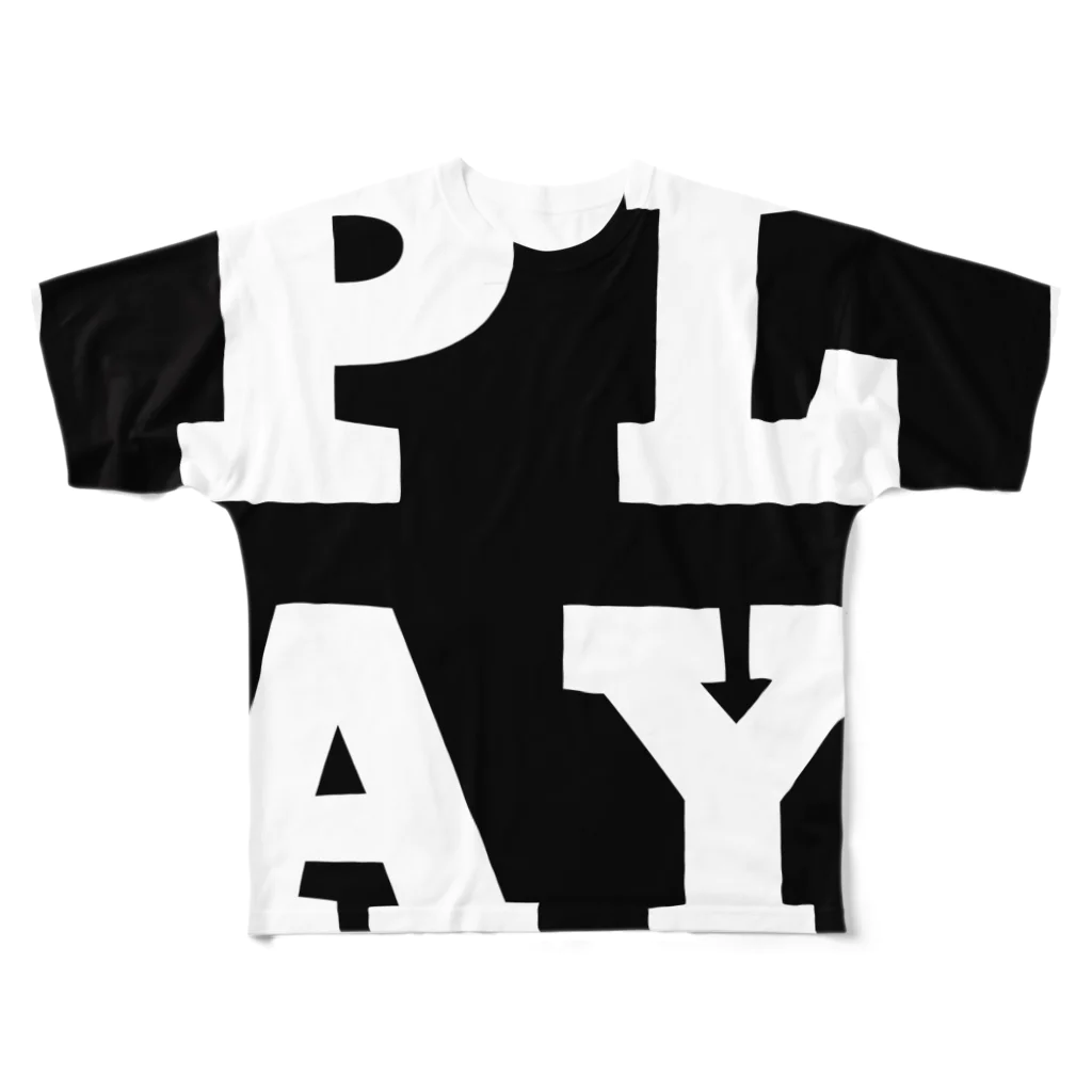 PLAY clothingのPLAY FULL B フルグラフィックTシャツ