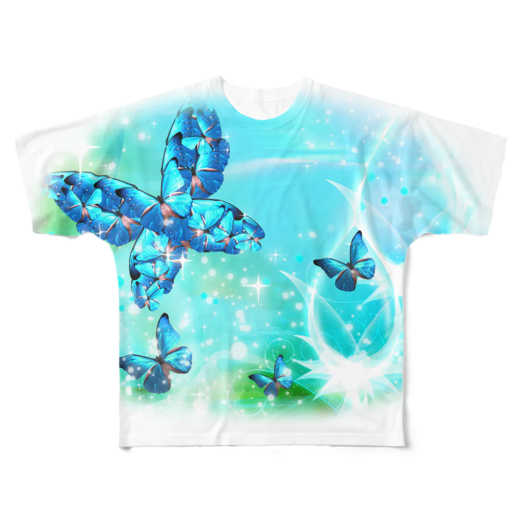 semioticaのMorpho rhythm All-Over Print T-Shirt