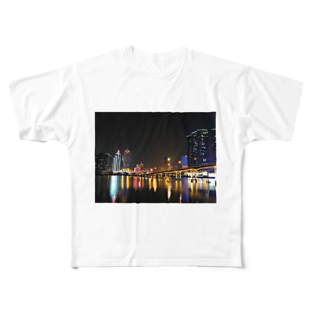 ozill5225のマカオの風景 All-Over Print T-Shirt