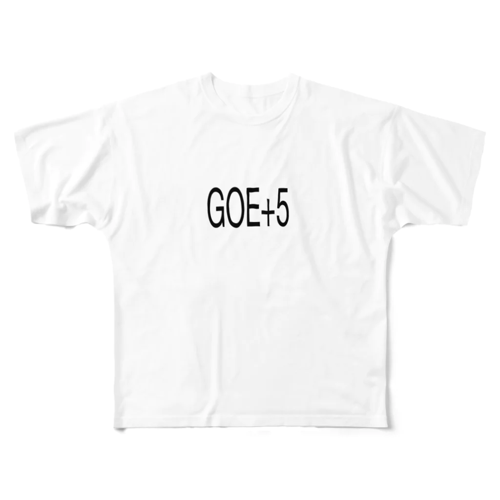 chyumonのGOE+5 フルグラフィックTシャツ
