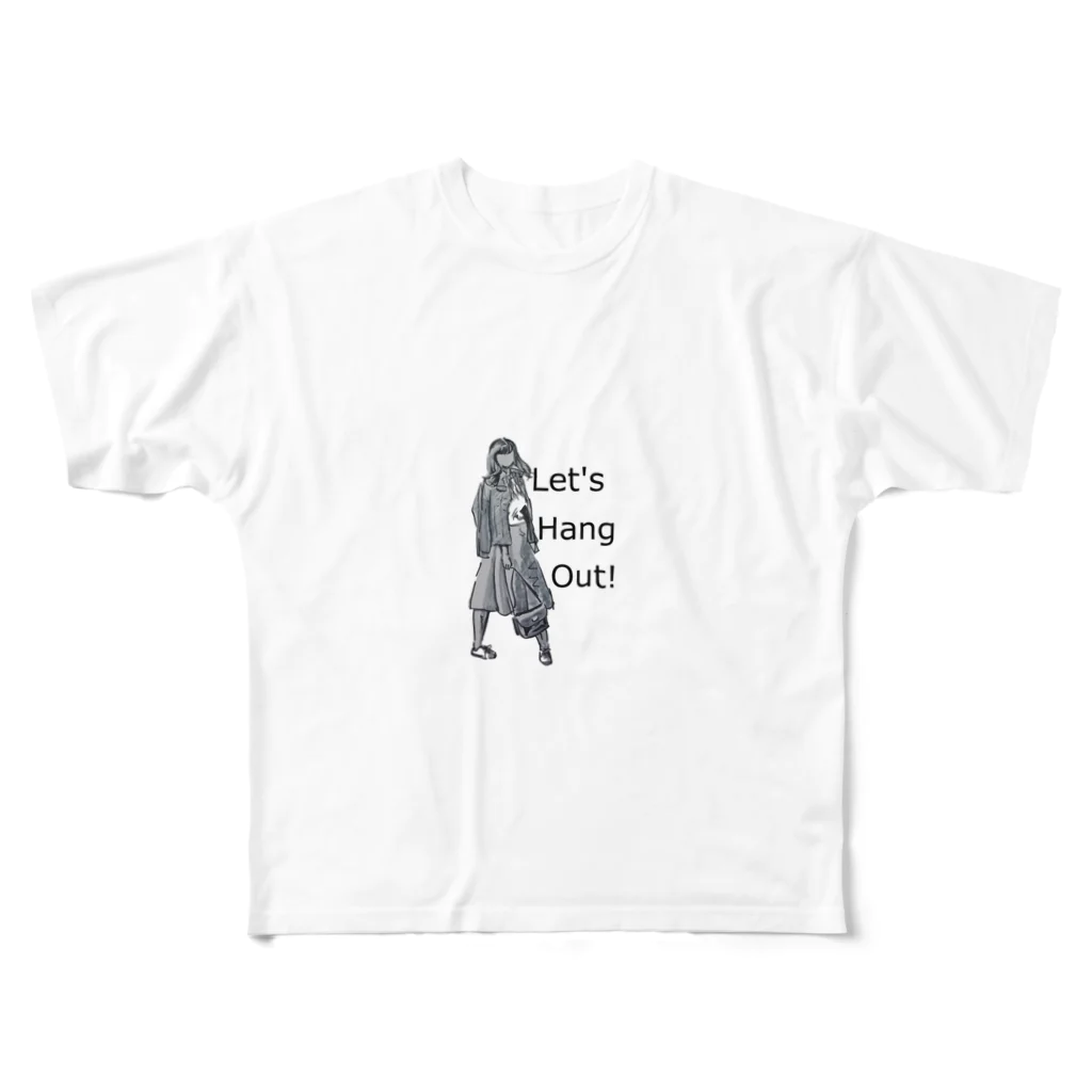 BON-ARTのCROQUIS ITEMS All-Over Print T-Shirt