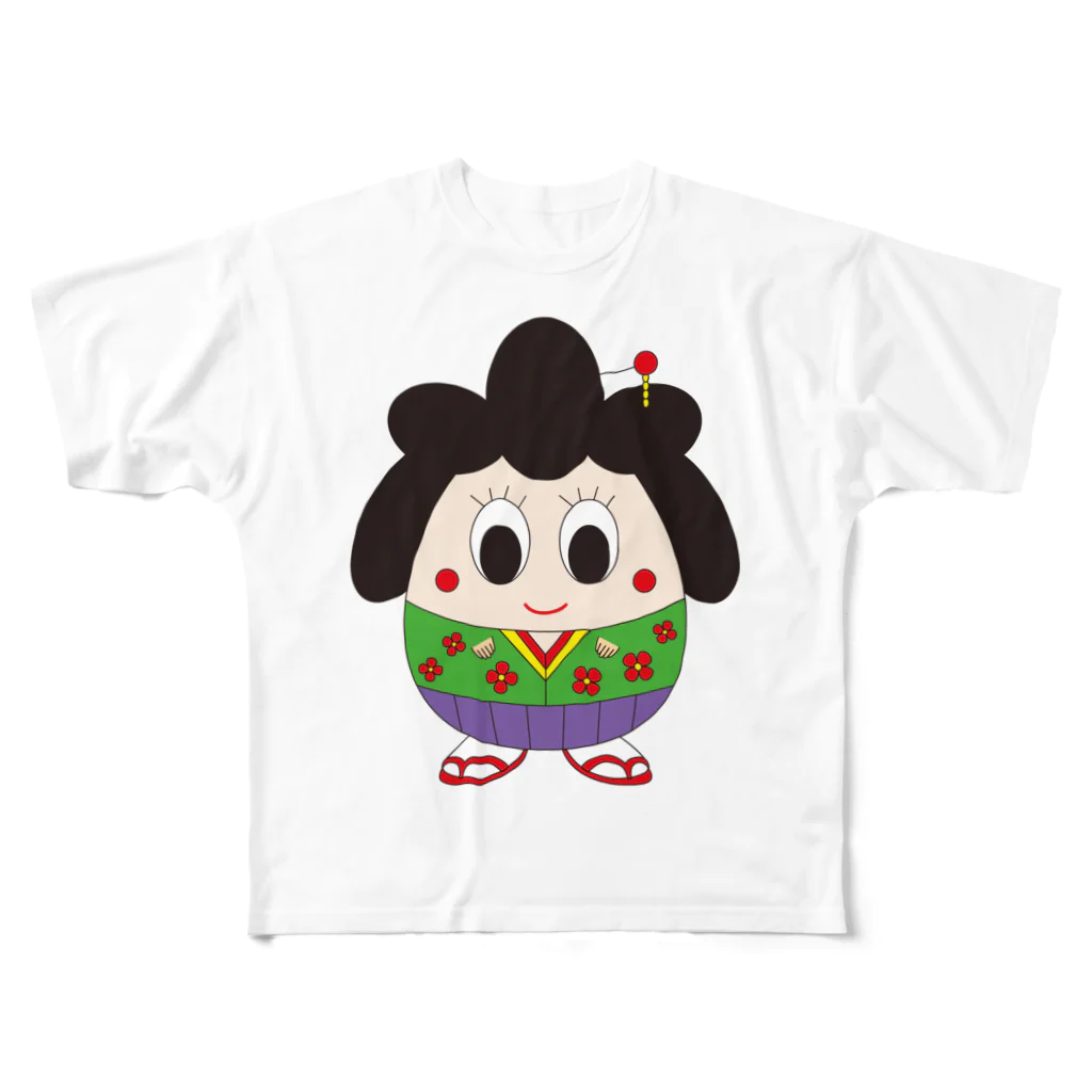 okosyanのおこしゃん フルグラフィックTシャツ