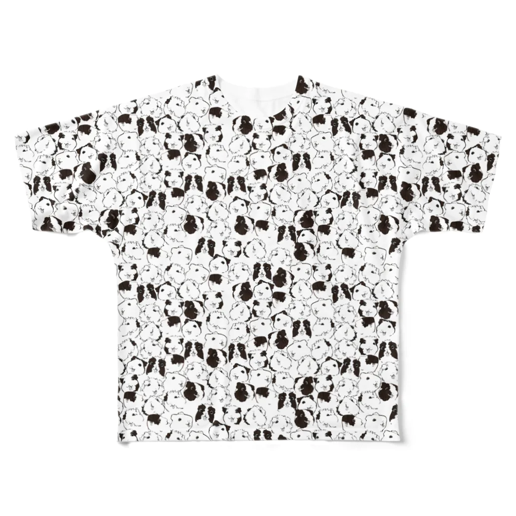 おこめおのモルモット/プワイトにぱにぱ All-Over Print T-Shirt