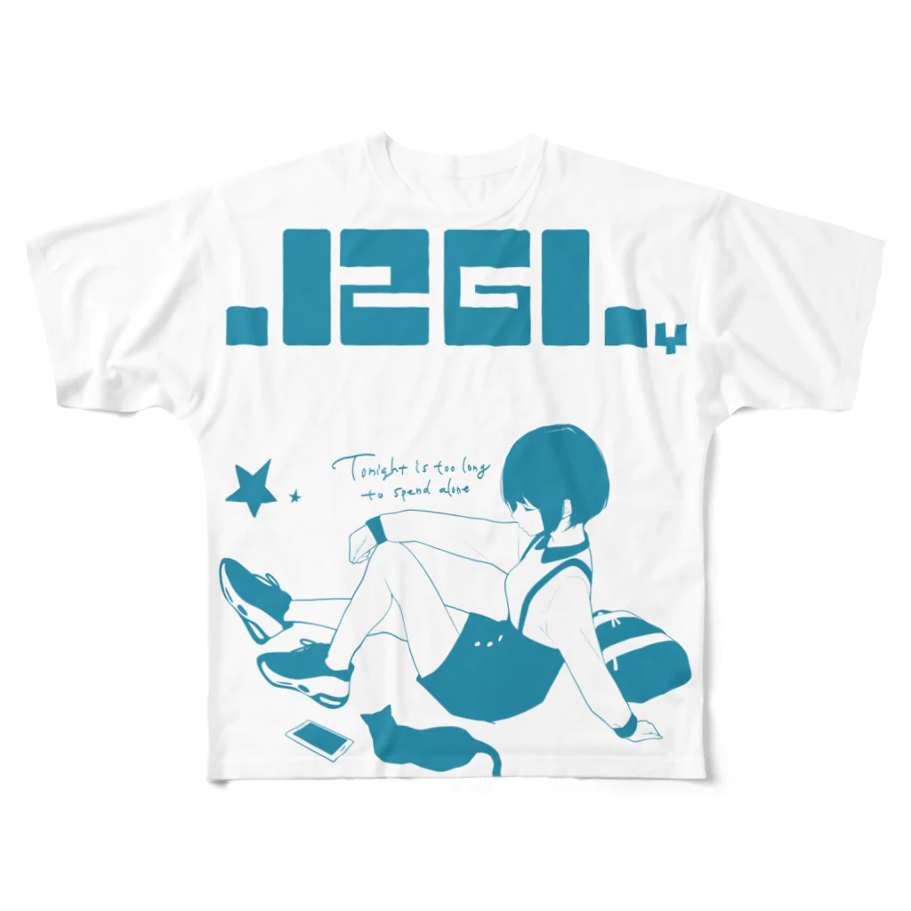 amamitsukiのゼログラフィティTシャツ All-Over Print T-Shirt