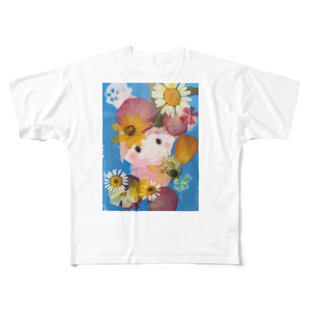 kuu_kaスマホケースの花の妖精さん フルグラフィックTシャツ