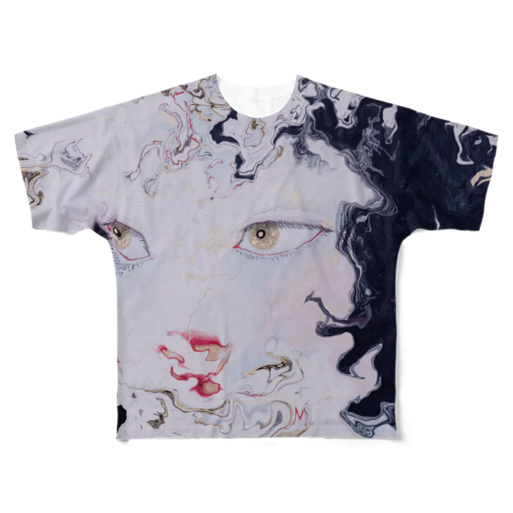 aiso momokaの三毛あんり All-Over Print T-Shirt