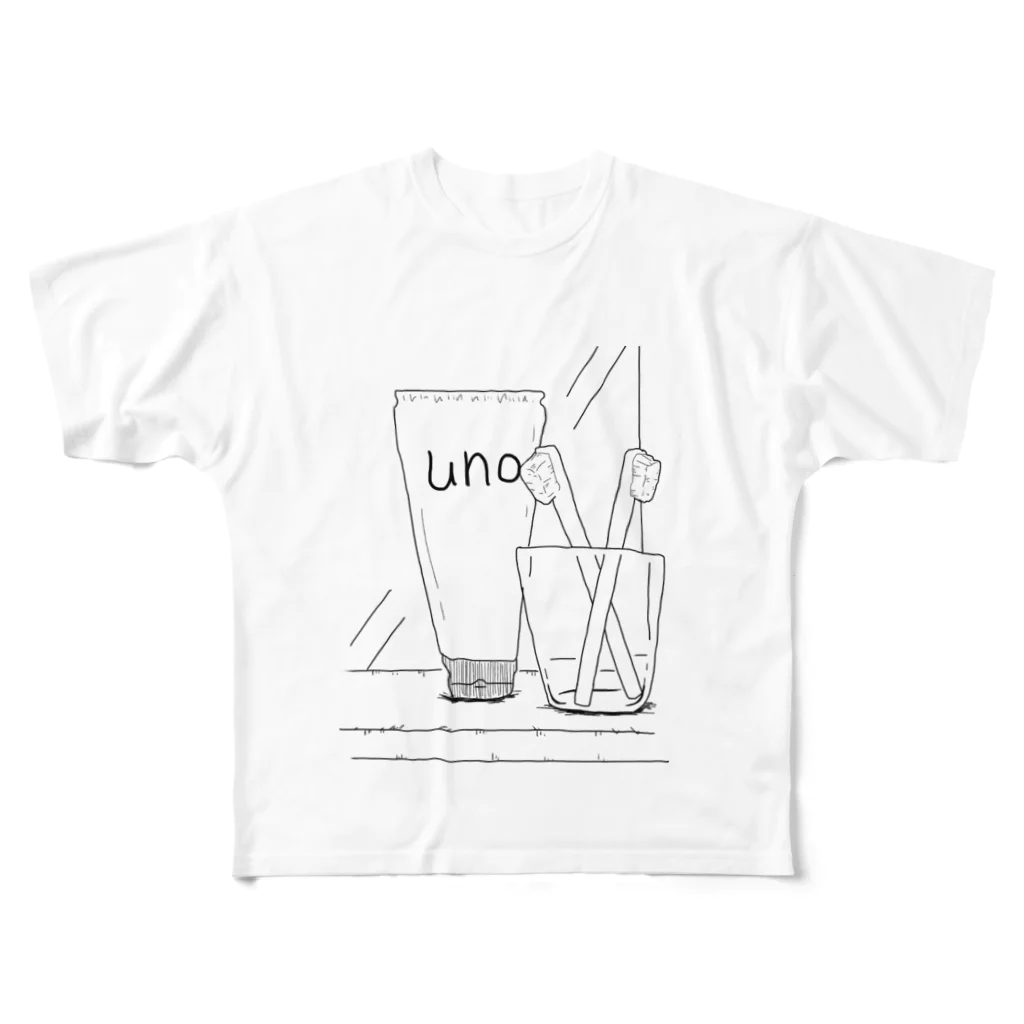 pill0w talkの"unknownさんが退出しました" フルグラフィックTシャツ