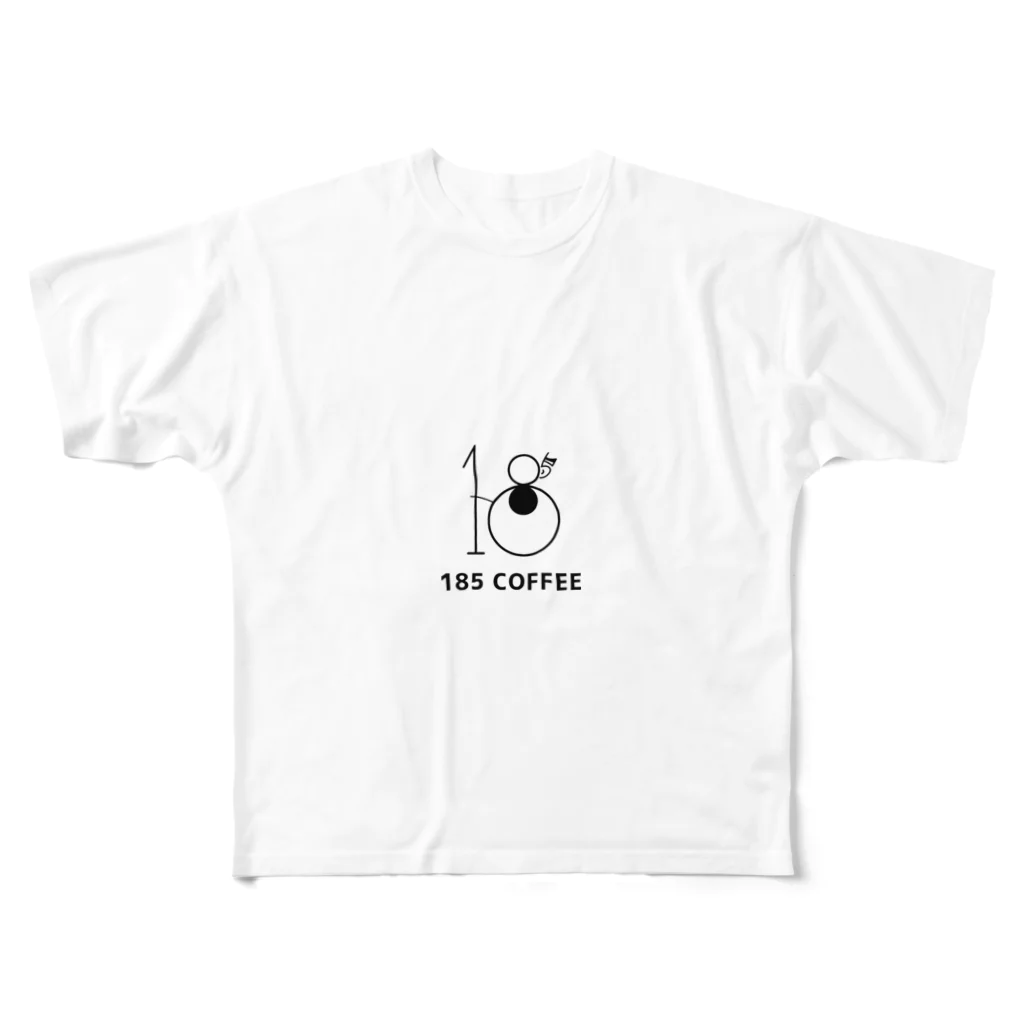 185 COFFEEの185 COFFEE フルグラフィックTシャツ