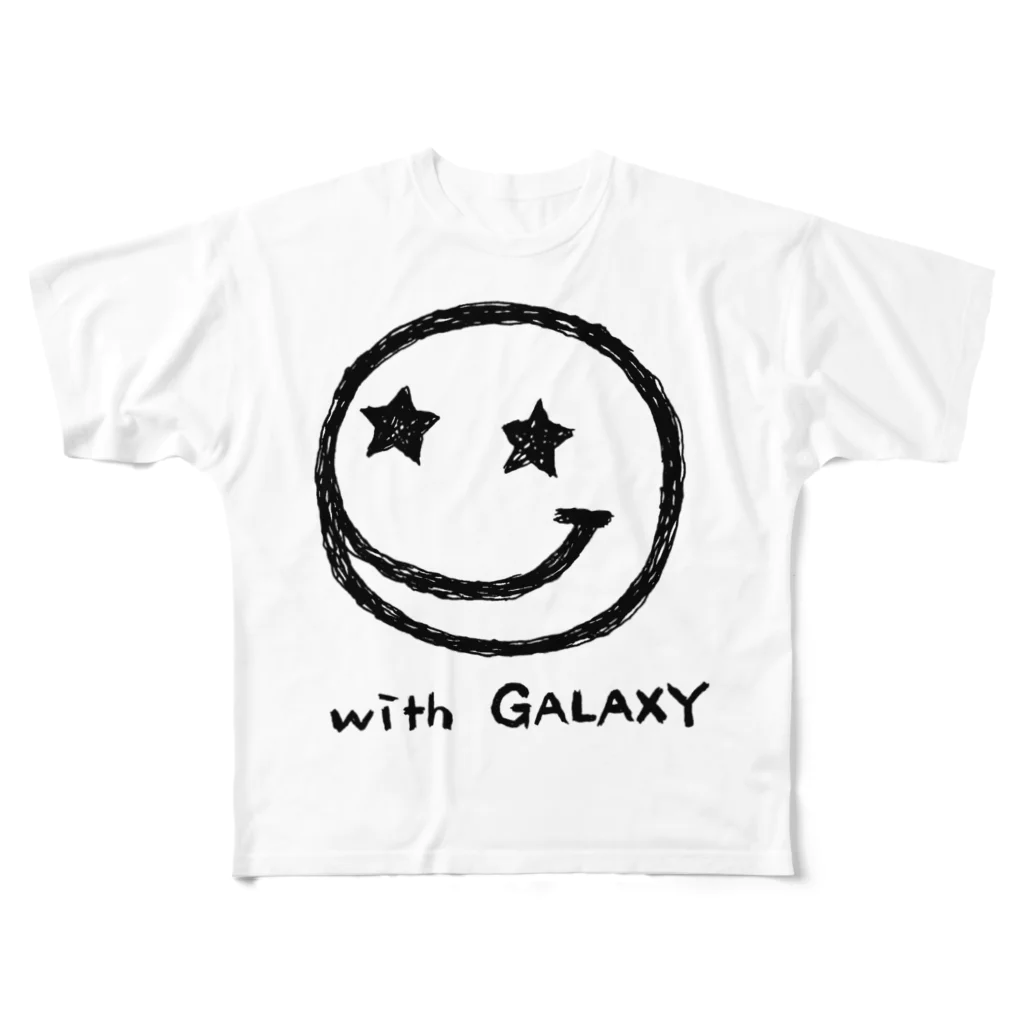 with GALAXYのwith GALAXY フルグラフィックTシャツ